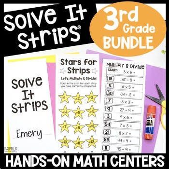 3rd Grade Math Centers | No Prep Activities | Games & Puzzles | Spiral Review