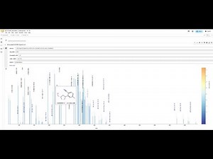 GCMS spectrum simulator for small molecules in Google Colab using Python and RDKit