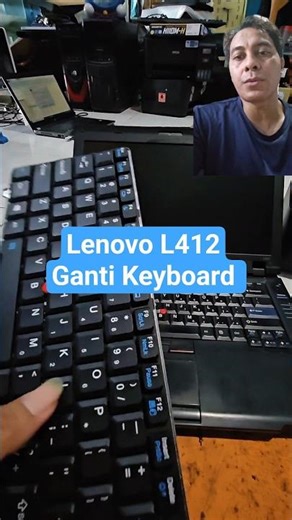 ganti Keyboard Lenovo L412 #laptop #service #tutorial #sumbawa
