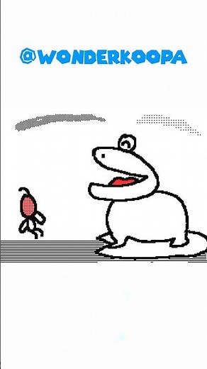 The Fly and Frog Show #flipnote #animation #3ds #ds #frog #flies #fly #show #fyp #shorts