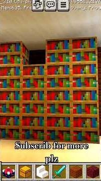 biggest library😯#minecraft #gaming#viral