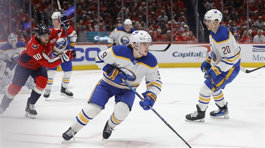 Sabres' head coach Lindy Ruff reveals that Zach Benson was hospitalized for facial injury