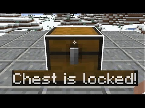 Verschließbare Truhen in Minecraft in der 1.16.5 (Tutorial)