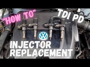 How To VW Golf 4 1.9 TDI PD Injector Seal replace