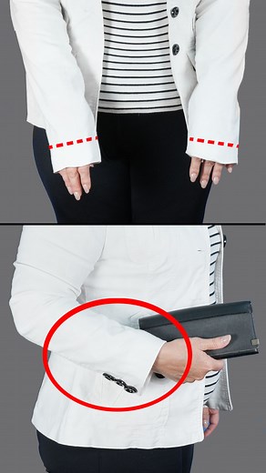 La meilleure astuce de couture pour raccourcir facilement les manches d'une veste ! Miarti 🧵✂️ | Miarti - Idées créatives