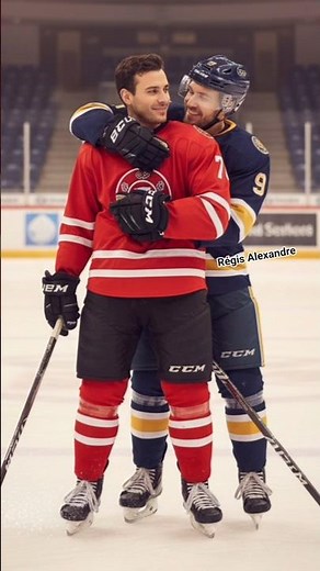 Gay Couple ice hockey players Sport