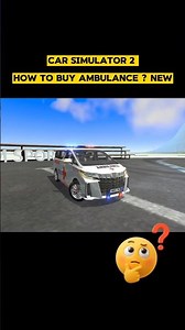 How to Buy Ambulance ? New | car simulator 2 new update gameplay | #carsimulator2 #shorts