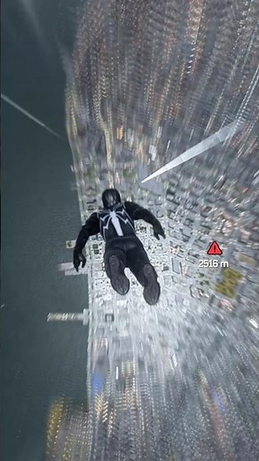 🕷️ Marvel Spider-Man 2 – Symbiote Suit Jump From Highest Point! 🤯 4K60 PC Gameplay