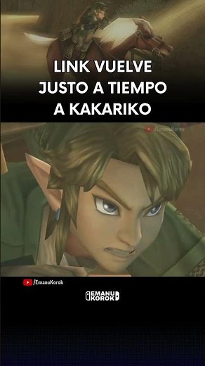 Link arrives in Kakariko JUST in time! 🐎🗡️ | Zelda: Twilight Princess