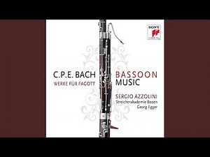 Concerto for Bassoon in A Minor, Wq. 16: I. Allegro assai