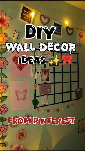 Diy wall decor ideas 🎀✨