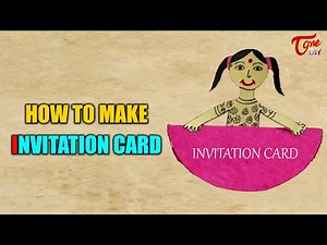 How to Make a DIY Invitation Card | Step-by-Step Tutorial | ToneDIYMadeEasy |