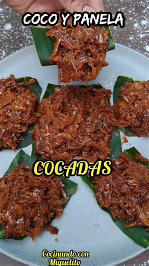 Preparación de Cocadas Colombianas con Panela