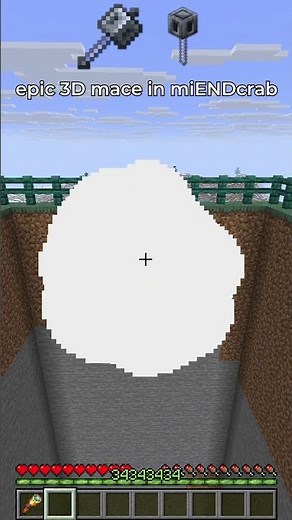 3D Mace in Vanilla Minecraft 😎🔨