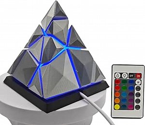 TIME&TRAVE Jigsaw Puzzle Lamp Night Light - 16 Colors Change Decor Lamp with Remote & Touch Control Triangle Night Light Gifts for Men Women Birthday (Triangle)