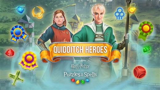 1.3K views · 83 reactions | Introducing an all new set of Heroes for Club Quidditch in Harry Potter: Puzzles & Spells! Keep up with the competition by upgrading your Heroes and building out your Club Quidditch team! Play now, https://harrypottermatch.onelink.me/8IqW/snegq3l0 | Harry Potter: Puzzles & Spells | Facebook