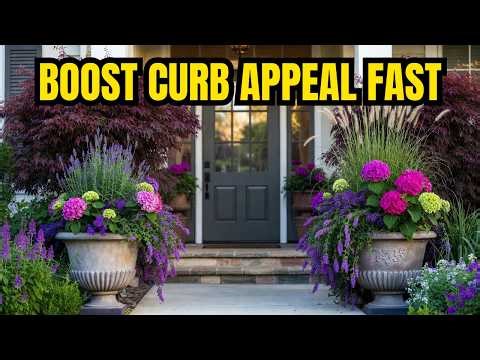 🌸10 Decorative Container Perennials To Plant In A April for Front House Beauty🪴