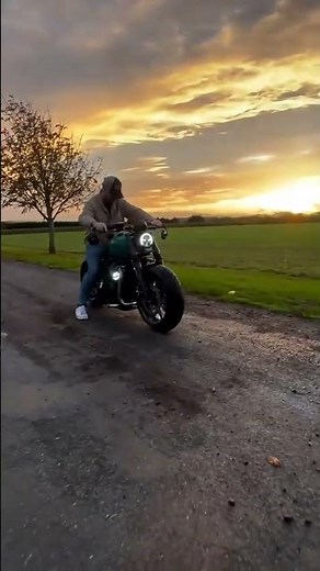 custom bobber motorbike