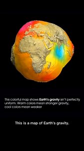 This is a map of Earth's gravity. #earth | Cosmos Stargazers