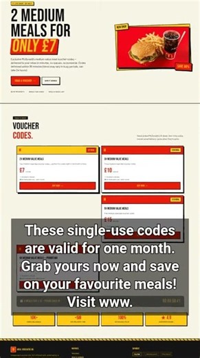 McDonald's Gift Cards UK – Meal Vouchers & Deals