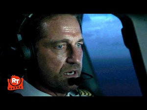 Plane (2023) - Flying in the Storm Scene | Movieclips
