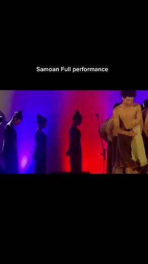 Samoan Cultural Dance Performance on Stage