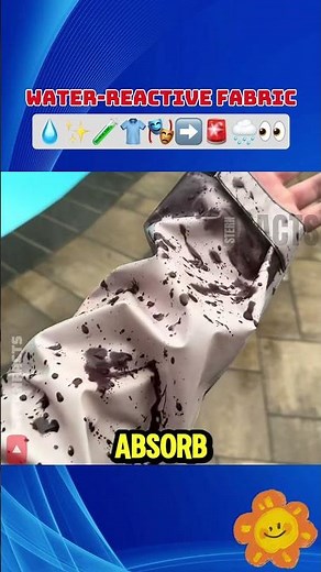 This Fabric Changes Color Instantly When Wet