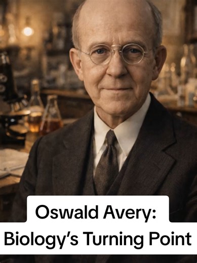 Oswald Avery helped prove that DNA carries genetic information. A discovery that became the foundation of modern biology.#OswaldAvery #DNA #Genetics #Biology #lernenmittiktok