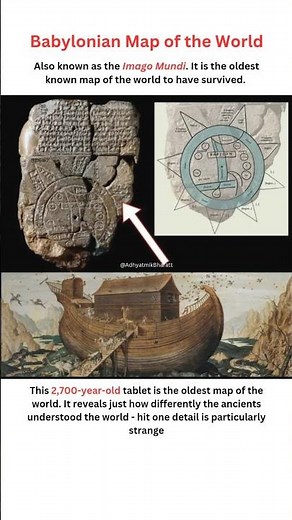 World’s Oldest Map (2700 Years Old) Reveals a Shocking Ancient Belief | Babylonian Imago Mundi