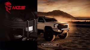 MZS 2 Inch Rear Lift Blocks for Tacoma Tundra, Rear Leveling Lift Kit with U-Bolts Compatible with 1995-2023 Tacoma / 2000-2021 Tundra 2x2 2WD 4x4 4WD Aluminum