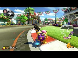 A typical Yoshi Circuit race