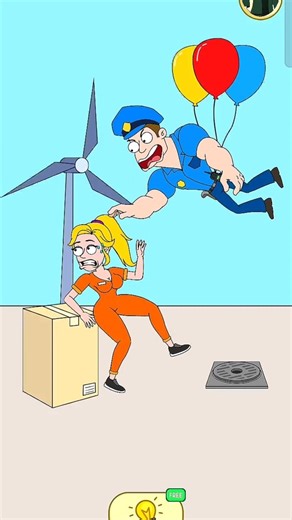 Prank Police: Delete One Part Level - 09 || #prankpolice #roblox #cartoon #funny #games #shorts