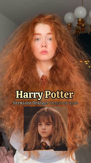 Anna 🌻 | Creating a Hermione-inspired hairstyle 🪄🕯️ For styling, as always, I’m using products from @bali_curls 🤌🏻 If you have curly, wavy, or... | Instagram