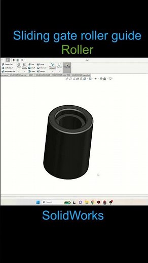 Roller and Washer SolidWorks