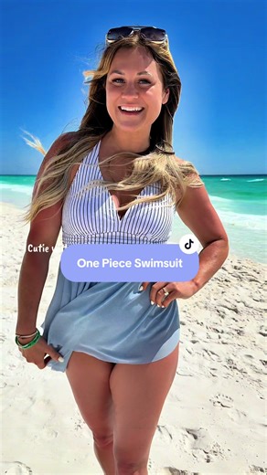 The cutest one piece bathing suit! @Aidonger #onepieceswimsuit #modestswimwear #fullcoverageswimsuit #bathingsuit