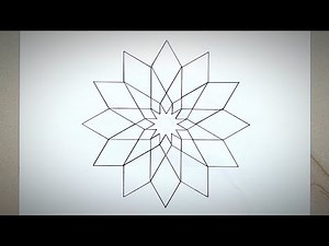 Simple Geometric Patterns | Geometric Symmetric Drawing | Geometrical design Drawing | @learnart ​
