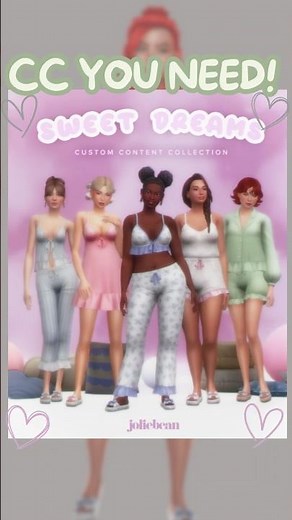 Sims 4 CC YOU NEED 💤 | Cozy Sleepwear & Pajamas | mehr SIMS 4 Content auf meinem Kanal ✨