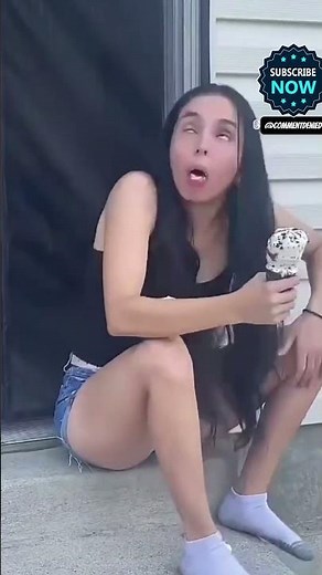 WAIT FOR IT! 🤢 She Licked a BIRD POOP | Worst Ice Cream Fail EVER #Shorts