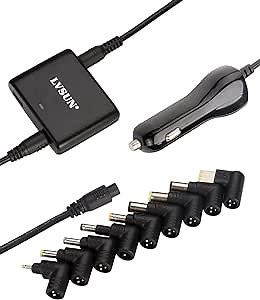 Universal Laptop Car Charger 90W, Ultra Small AC Cigarette Lighter Adapter with USB A Port 5v 2.4a Compatible for Asus Hp compaq IBM Gateway Toshiba Lenovo Samsung Ultrabook and More