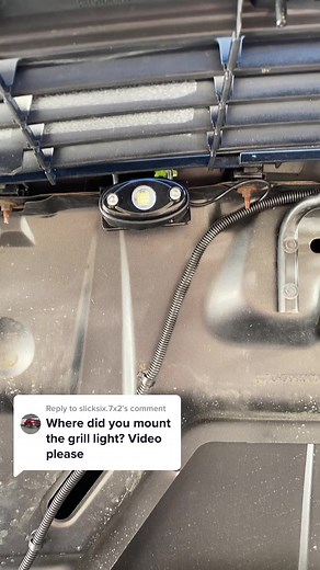 Custom Dodge Ram Truck LED Grill Lights Installation