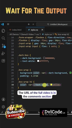 CSS Tricks You’ve NEVER Seen 😱 | Light & Dark Mode Magic #css #html #CSSVariables #CSSTips #shorts