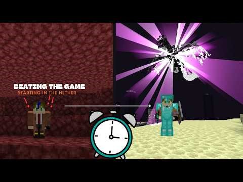 Beating Minecraft whilst starting in the nether