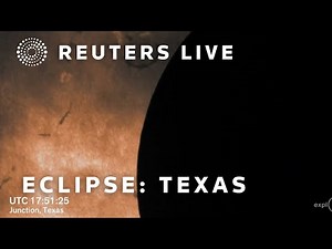 LIVE: A telescopic view of the total solar eclipse in Texas by the Exploratorium museum