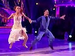 Stacey Dooley and Kevin Clifton have fun on the dance floor on Strictly