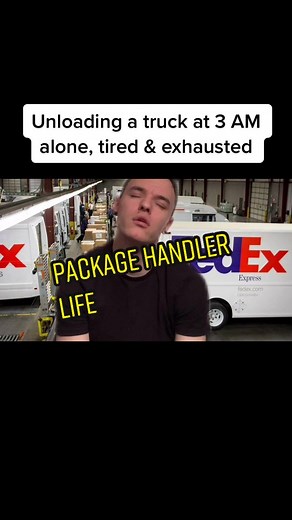 Help out workers in your area - Walk around staring at us | FedEx Package Handler Life