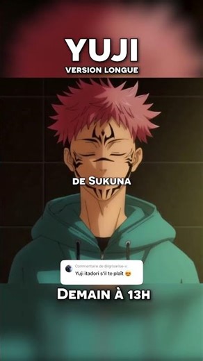 Yuji version longue demain à 13h 🔥 #yuji #jjk #plumia