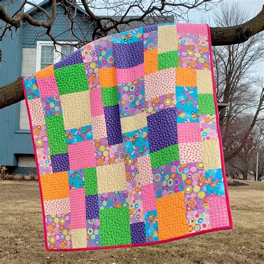 Easy Stacks Quilt Pattern: Beginner Patchwork (PDF Download) - Etsy Canada