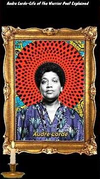 Audre Lorde Biography & Death | Life of the Warrior Poet Explained #audrelorde #audrelordebiography,