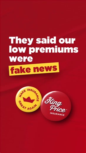 1.5K views · 10 comments | We make the headlines for all the right reasons.  Like being the only insurer in the world (that we know of) that decreases your car insurance premium every month as your car loses its value. Why? Because it’s the fair and logical way that insurance should be done. Want to get a quote? Go ahead, it’ll be tremendous: kingprice.co.za  No fake news. Just lekker insurance. #MakeInsuranceGreatAgain #WowKingPrice | King Price Insurance | Facebook