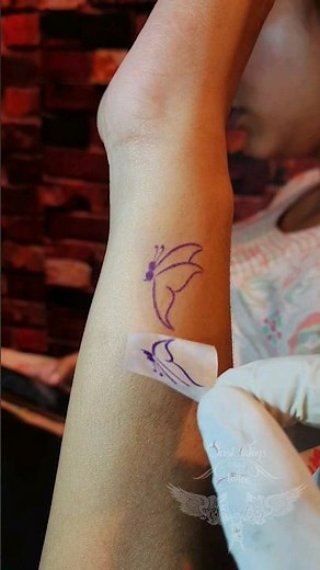 Semicolon Butterfly Tattoo 🦋 Meaning 👉 significant symbols of transformation, freedom, and rebirth.